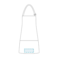 Delantal Tirantes Tejido Ecológico - Imprimir - 1