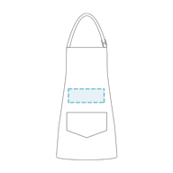 Delantal Corto Con Tirantes