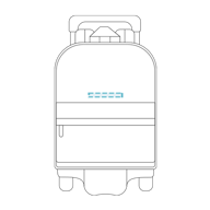 F.C. Barcelona | Mochila Escolar Com Rodas Evolution (BB-18-1738)