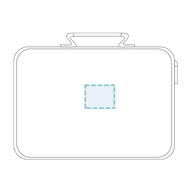 Levante U.D. | Pasta Escolar Azul Vermelho Carmim (38 X 28 X 6 Cm)