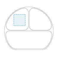 Safta | Plato Con Ventosa De Silicona (20.5 X 2.5 X 18 Cm) - Láser - 1