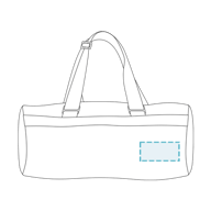 Levante U.D. | Saco De Desporto Azul Vermelho Carmim (55 X 26 X 27 Cm)