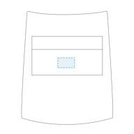 Delantal Corto Combinado Tirantes Ante