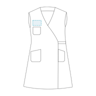 Bata Mujer Punto Cruzado