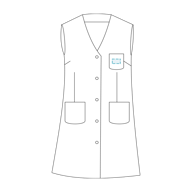 Bata Mulher C/Pico Sem Manga Sarja