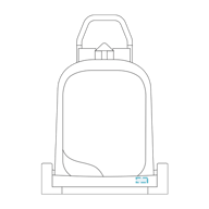 Real Sporting De Gijón | Mochila Escolar Com Rodas Evolution (BB-18-1744)