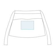 Delantal Corto Sin Tirantes Con Bolsillos Cintas De Algodón