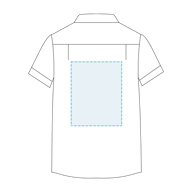 Blusa De Camareira Ajustada M/C Popelin - Transfer - 1