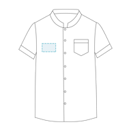 Blusa Mujer Con Boton Oculto M/C Popelin - Bordado - 1