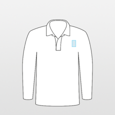 Kariban | Langarm-Poloshirt aus französischem Rippenmuster