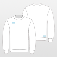 Kariban | Dames trui met ronde hals