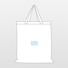 Bolsa algodón plegable FRESA SOFT