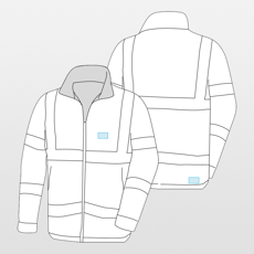 Yoko | Jacka med hög synlighet