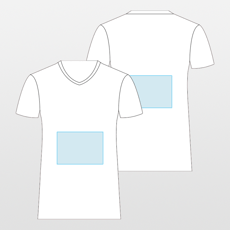 SOL'S | T-skjorte med krage i «V» Man