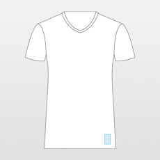 Kariban | Short-sleeved v-neck T-shirt