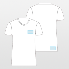 Bella | T-shirt senhora de manga curta em jersey relaxada