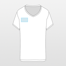 Fruit of the Loom | Damen-T-Shirt mit V-Ausschnitt