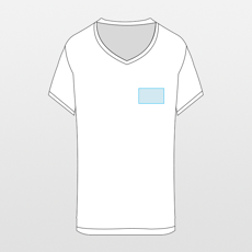 Fruit of the Loom | V-neck women's T-shirt