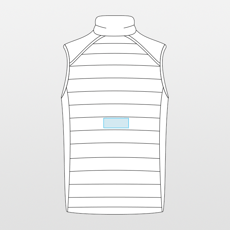 WK | Gilet bi-matière daytoday