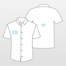 Russell | Camisa justa de manga curta