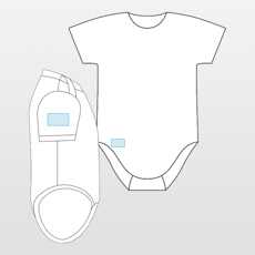 Larkwood | Organic cotton short-sleeved bodysuit