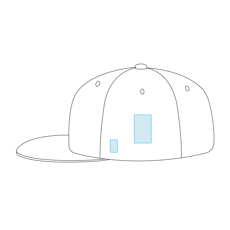 Beechfield | Gorra snapback de 5 paneles en contraste - 30 x 50 mm - 1