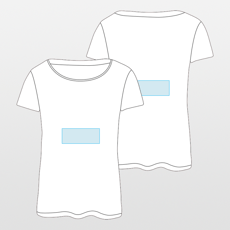 B&C | Inspire Slub T-shirt för kvinnor