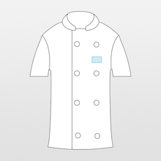 Premier | Veste de cuisine unisexe à manches courtes