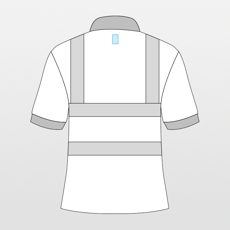 Yoko | High visibility short sleeve polo shirt