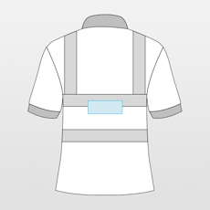 Yoko | Hochsichtbares Kurzarm-Poloshirt