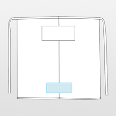 Bistro by JASSZ | Long Berlin Apron with Fan and Pocket