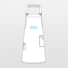 Premier | District Schürze aus gewachstem Denim