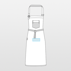 Premier | Division imitation leather apron