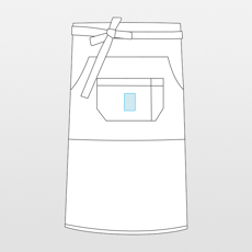 Kariban | Mittellange schürze