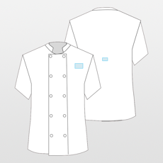 Premier | Short sleeve chef's jacket