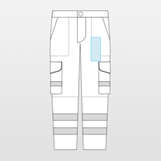 Yoko | Cargobukser med høy synlighet