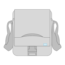 Quadra | Desert shoulder bag