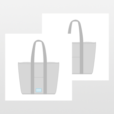 Kimood | Borsa per la spesa con divisorio