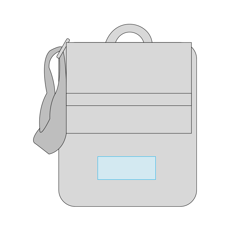 Bag Base | Felt portable/sliding document