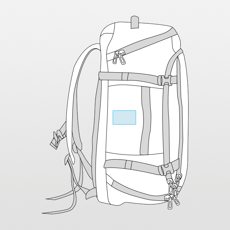 Quadra | Saco de viagem tungsten