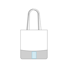 Kimood | Saco de compras em malha de algodão e juta