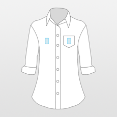 Kariban | Camisa de senhora manga 3/4