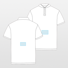 Kariban | Polo homme manches courtes col prêtre