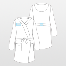 Kariban | Biologische badjas met capuchon