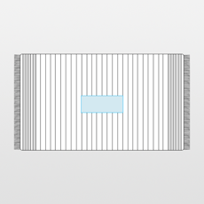 Kariban | Gestreifte Fouta mit Fransen