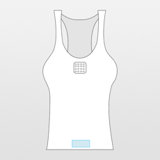 Proact | Reggiseno sportivo regolabile senza cuciture