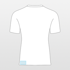 Fruit of the Loom | T-shirt med stor vintage logotyp