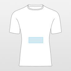 Fruit of the Loom | Camiseta con pequeño logo vintage