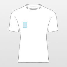 Fruit of the Loom | T-shirt com pequeno logotipo vintage