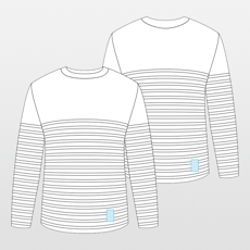 SOL'S | Randig långärmad T-shirt för dam